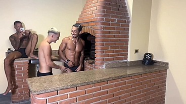 Churrasco com amigos