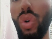 THICK LIPS HOT SEXY BOY READY FOR ORGY GANGBANG WITH HIS STEPMOM AND STEPSISTER DOUBLE PENETRATION