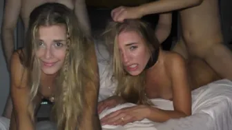 Submissive blonde Teen Meat gets face fucked hard on vacation
