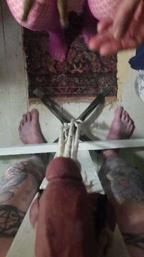 Goode Girl Unholy Crucifix Cock Treatment