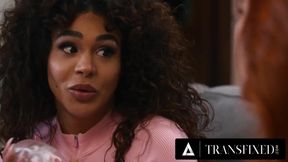 Redhead MILF Sophia Locke Cum Swaps Gushing Loads With Trans Eva After Ass Wrecking Fuck