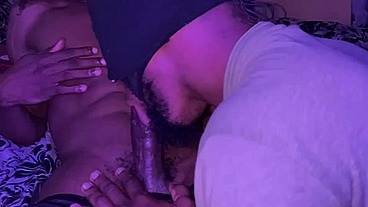 Horny neighbor romantic foreplay
