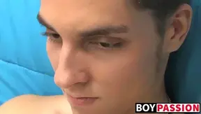 Randy Teen Takes Massive Load into Hand Before Creampuff Finish – 18+