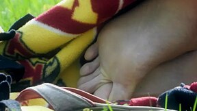 Hidden Candid College Girl Soles Preview Clip