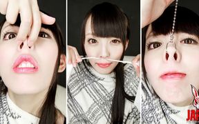 Domination POV of Ikumi Kuroki: Spit Spray, Nose, Sneeze with Crystal Runny Nose