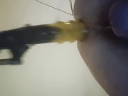 Test du gode Ham'r avec la fuckmachine (F-machine pro 3)