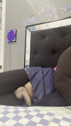 Sissy Play and Cumshot