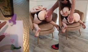 Französische Anal Strichnutte heiratet zum Anal Sex zerstört von Ehemann