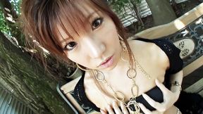 Japanese Babe Hayakawa Serina Soaking Her Hairy Pussy Drenched Wet