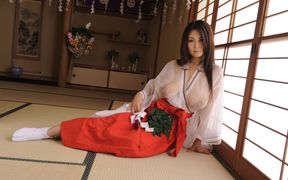 JAV Gangband Fucking Big Tits Priestess MILF in Tokyo Temple