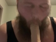 Husband feminized and facial!