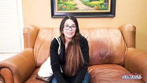 BrandNewAmateurs - Pregnant Fiona fucked in ass in porn audition!