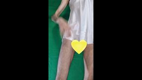 Panties and Thong with Nightgown Try On