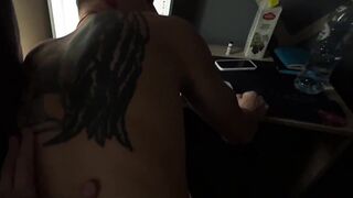 torn up me stiff with his humungous manhood right on the tabouret