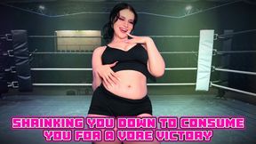 Shrinking You Down to Consume You for a Vore Victory