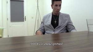 DirtyScout: Super sexy gay first time doggystyle during interview