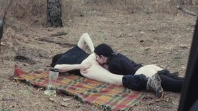 ”Roadtrip hoe gets shaft, piss & booty”