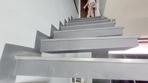 HEAVY FOOT GAGGING ON THE STAIRS - BY BABE - CLIP FULL