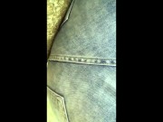 Forest teen fart in jeans