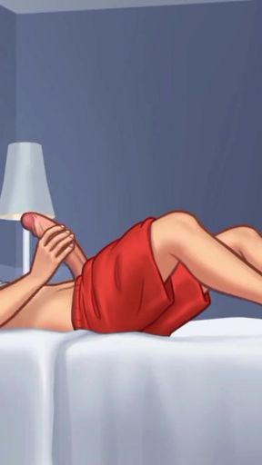 MILF STEP-MOM CAUGHT ME JERKING TO HER PANTIES AND THEN SHE JOINS ME!   Clip 1