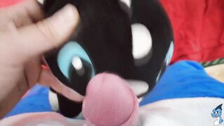 Shark Eryk's solo play with his huge dong ends in a hot cumshot