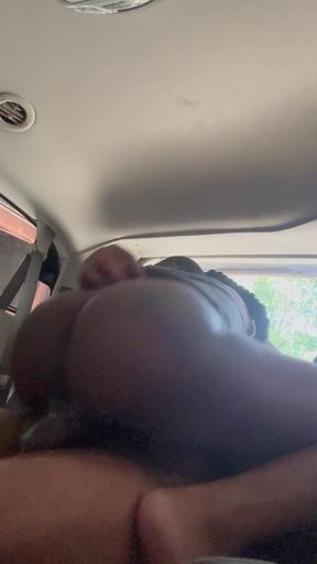 Thick Ebony Babe Riding BBC Until Cumshot