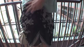 Sexy asian strips and show her ass