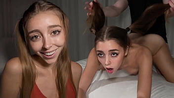 MANHANDLED BY HER ROOMMATE - Desperate Spanish Teen Fucked Like Meat