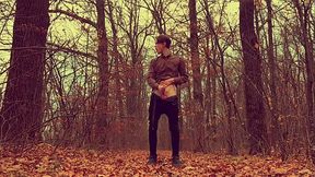 The Horny Boy WANKING His Big DICK (23cm) in a FOREST / OUTDOORS / Hide / Hot / Cute