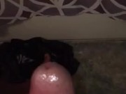 Slow mo Nut in granny bathroom