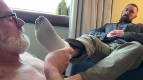 Boss Bearfoothunter Feet Worshipped Then Raw Bred Gushing Cum Destruction