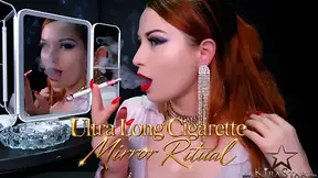 Ultra Long Cigarette Mirror Ritual