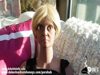 POV Fuck Big booty ebony sex doll.