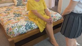 Caught Cheating - Kinia is dealt with at home after she was caught cheating and punished at school.