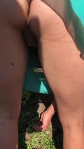 Upskirt Gardening / Gardening in Mini