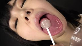 Tongue Observation &amp; Saliva Fetishism with Ena Yuzuriha