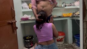 Sahar Beautiful Bhabhi First Time Sex with Devar in Kitchen,tight Pussy Hindi Viral Video