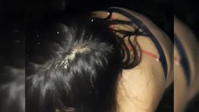 cojiendole la boca mientras fumo . (llego a chupar toda la noche)