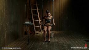 ”Sexy butt ebony bound & spanked”