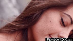 Sasha plays with herself slowly, teasing and enticing