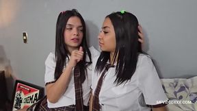 HANDS DOMINATION COLLEGE GIRLS - VOL # 714 - TEENS JADY D and JOSY MEL - NEW MF SEP 2025 - CLIP 02
