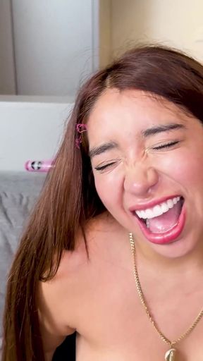 Latina Gets Fucked in Casting by a Stranger's Huge Cock