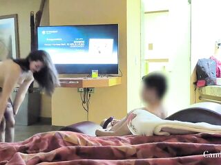 Shared wife ejaculates on her spouse's most excellent ally previous to receiving an inward load / Hotwife