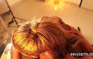 Hot Asian slut get facial after blowjob and hard pounding live at sexycamx