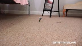 TFF1647 - Beautiful Brunette Giantess Alicia Dominates & Crushes Tiny Guys - 4K UHD MP4