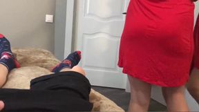 Stepmother Catches Me and Joins in for a Satisfying Release