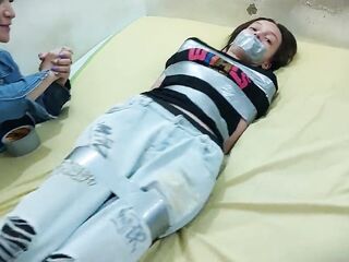 18-year-old Maia's first Time: Taped & Trained by Stepmom & Mistress