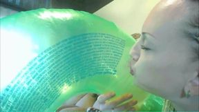 Inflate The Rubber Ring To Ride On It