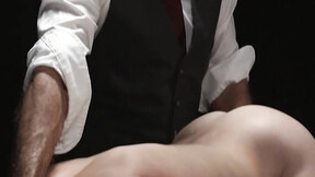 ”Noah White shoots heavy load while getting rammed by horny stud Dillon S”