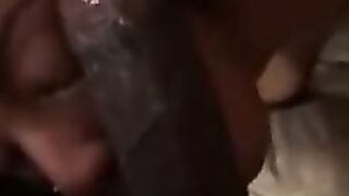 Black Blowing Sister’s Bf Penis